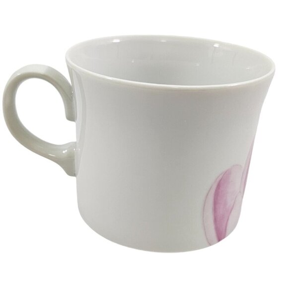 Mikasa Japan VOGUE L1052 Fine Porcelain Floral 8 Oz Flat Cups Mugs – Set of 4 - Picture 6 of 16